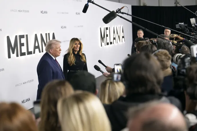 Donald Trump és Melania Trump a dokumentumfilm világpremierjén amelyet 2026. január 29-én – Fotó: Craig Hudson / Variety / Getty Images