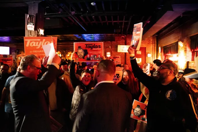 Taylor Rehmet ünnepli győzelmét 2026. január 31-én – Forrás: Taylor Rehmet / Facebook