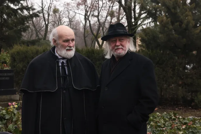 Iványi Gábor és Krasznahorkai László – Fotó: Hevesi-Szabó Lujza / Telex