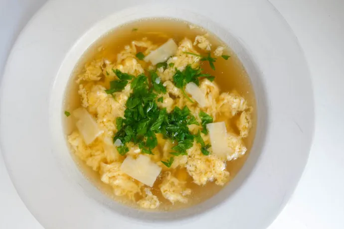 Tojásleves, de nem úgy, hanem jól