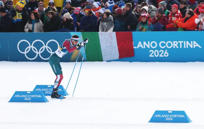Büki Ádám a téli olimpián – Fotó: Maddie Meyer / 2026 Getty Images