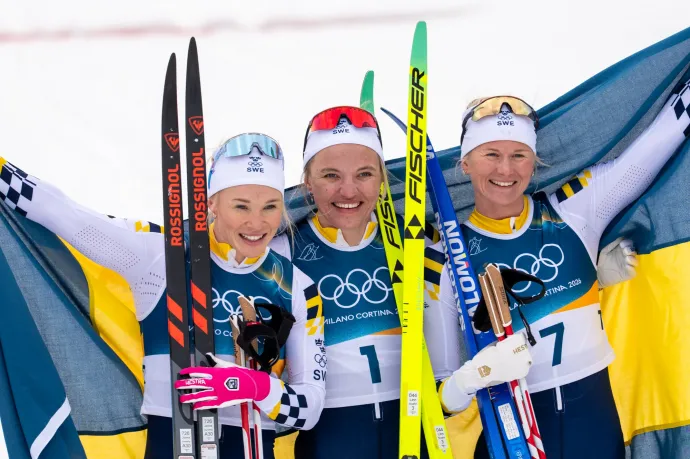 Kuriózum: mindhárom érem a svéd sífutóké, volt már színmagyar dobogó is olimpián