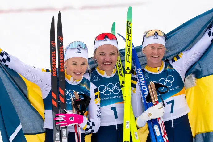 Kuriózum: mindhárom érem a svéd sífutóké, volt már színmagyar dobogó is olimpián