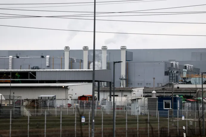 A Samsung SDI üzeme Gödön 2026. február 10-én – Fotó: Bődey János / Telex