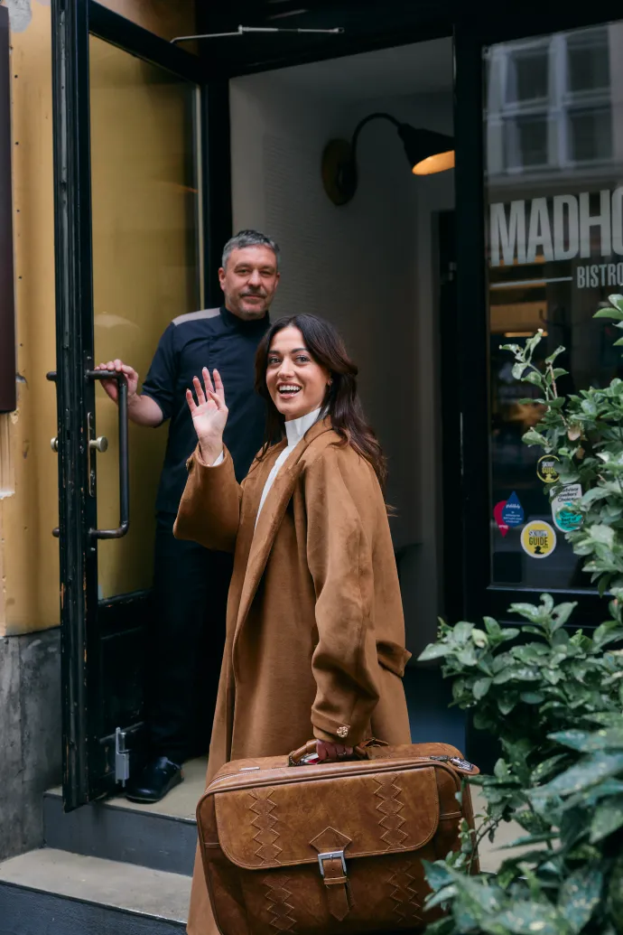 Az énekesnő és a séf – Fotó: Balogh Péter