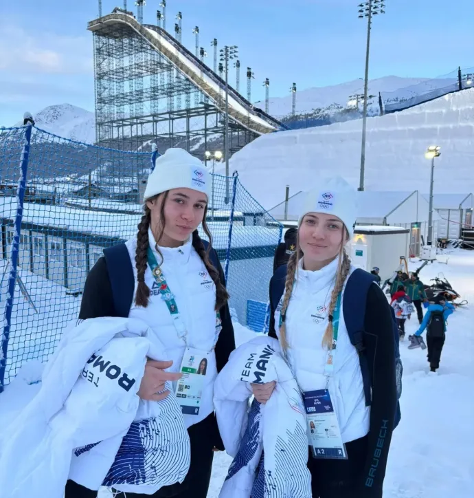 Mandel Kata és Bartalis Henrietta – Fotó: Comitetul Olimpic și Sportiv Român / Facebook