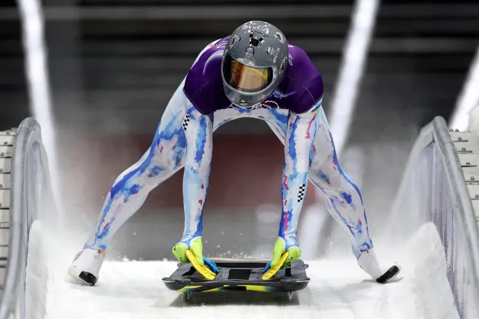 Kizárták a téli olimpiáról az ukrán szkeletonost, aki a háborúban meghalt sportolótársaira emlékező sisakban akart versenyezni