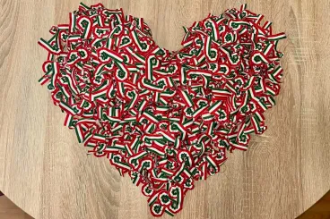 Ezerszámra varratják a kokárdákat iskolákkal és nyugdíjas közösségekkel, csak azt nem tudja senki, minek