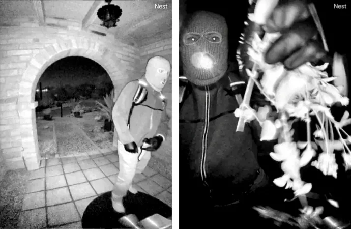 Az emberrabló a kapucsengő kamerájának felvételein – Forrás: Pima County Sheriff’s Department / Reuters