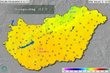 Február 12. van, és 17 fok volt Simontornyán