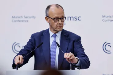 Friedrich Merz Orbán Viktornak üzent a müncheni biztonsági konferencián