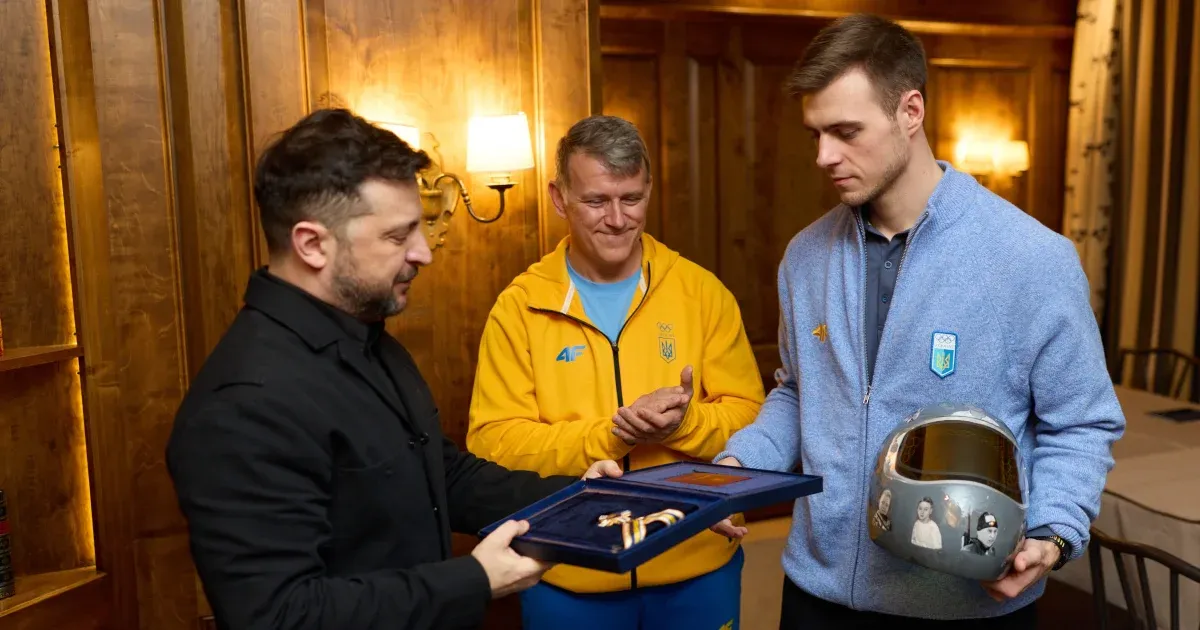 Zelenszkij a Szabadság Érdemrenddel tüntette ki a téli olimpiáról kizárt ukrán szkeletonost