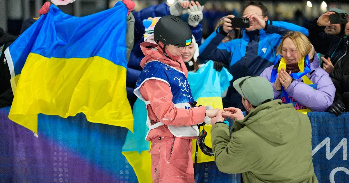 Katerina Kocar boldog napja: döntőbe jutott és eljegyezték az olimpián Katerina Kocar boldog napja: döntőbe jutott és eljegyezték az olimpián