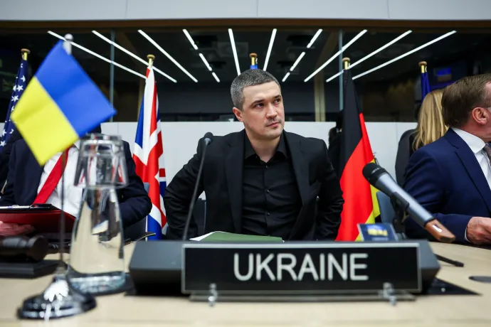 Mihajlo Fedorov a NATO védelmi minisztereinek brüsszeli találkozóján, 2026. február 12-én – Fotó: Tom Nicholson / Reuters