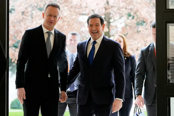 Szijjártó Péter a Karmelitában fogadta Marco Rubio amerikai külügyminisztert