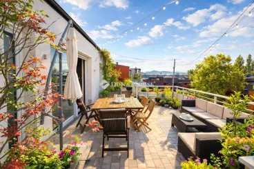 Ritka Óbudán az ilyen penthouse, ahol a terasz akkora, mint a lakás