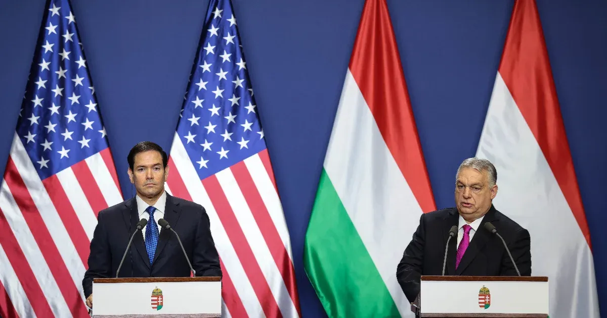 Rubio says Hungary's exemption from oil sanctions due to personal relationship of Orbán and Trump