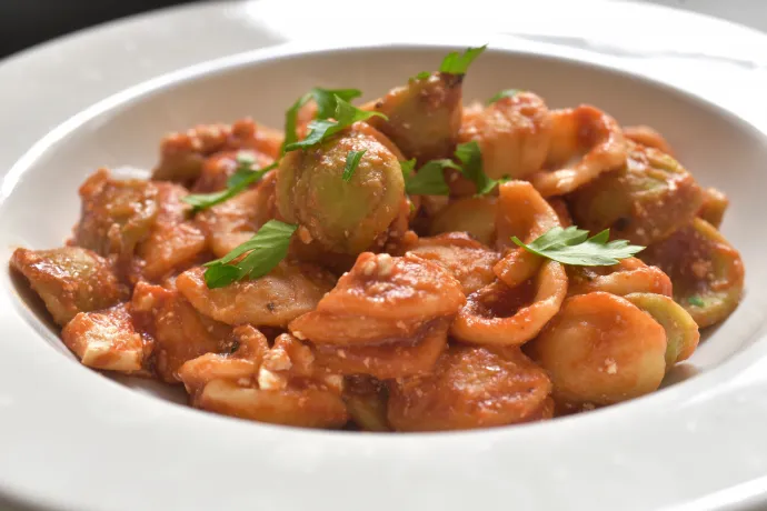 Fetás-paradicsomos orecchiette – Fotó: Ács Bori / Telex