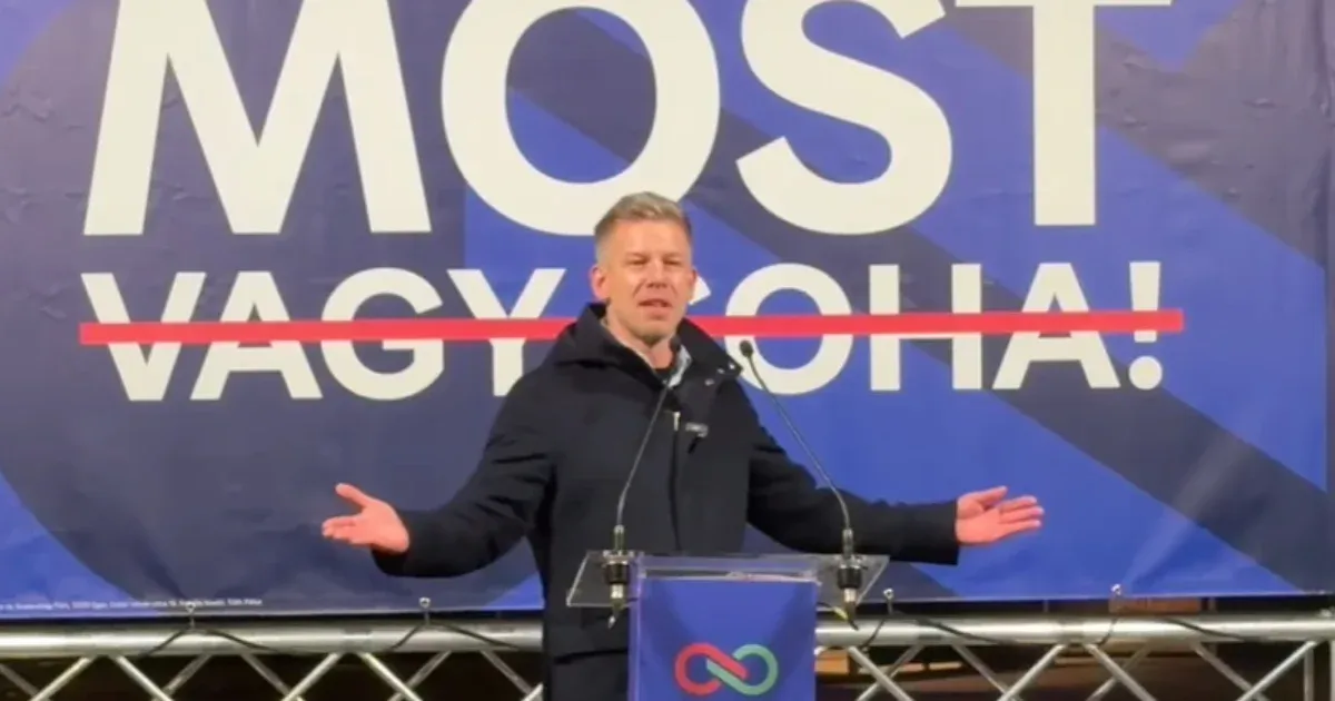 „A hatalom érzi, hogy ez a hajó elmenni látszik” – Mezőkövesden indult Magyar Péter és a Tisza országjárása