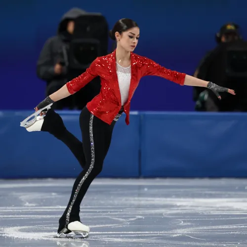 Az edzője feszültséget keltett, de elbírta a nyomást az orosz műkorcsolyázó Kép
