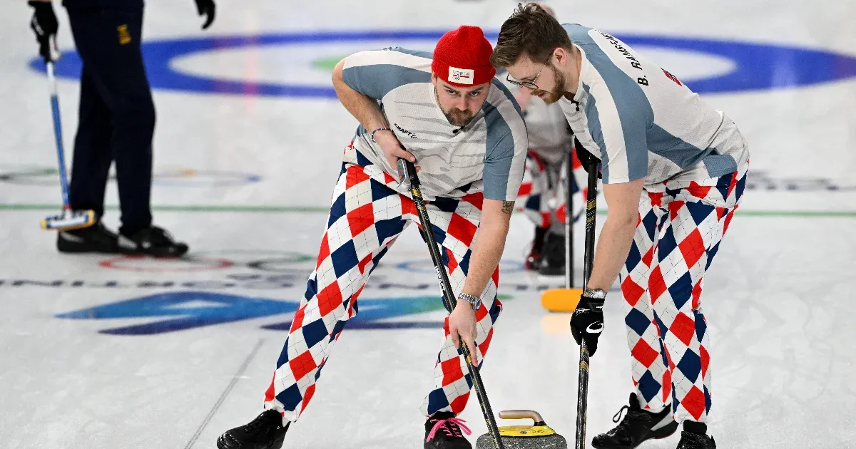 Norvég curlingesek ikonikus kockás nadrágban térnek vissza az olimpiára Norvég curlingesek ikonikus kockás nadrágban térnek vissza az olimpiára