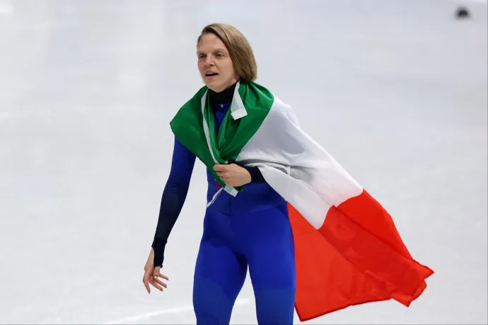 Rekordot állított fel az olasz Fontana, és mégis nagyon szomorú volt