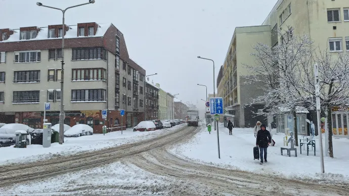 Sopron péntek délelőtt – Fotó: Olvasó / Telex