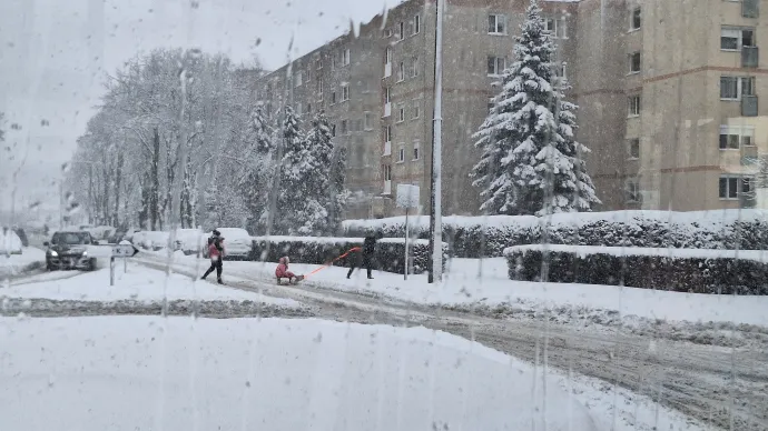 Sopron péntek délelőtt – Fotó: Olvasó / Telex