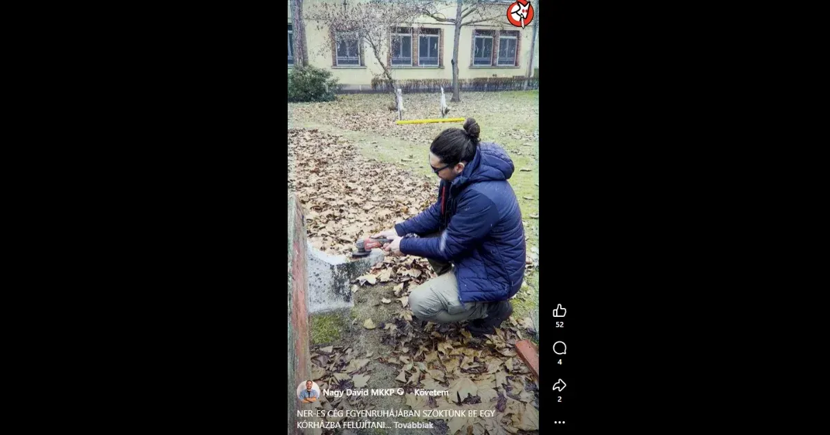 A NER kedvenc takarítócégének ruhájában szöktek be egy budapesti kórházba az MKKP aktivistái