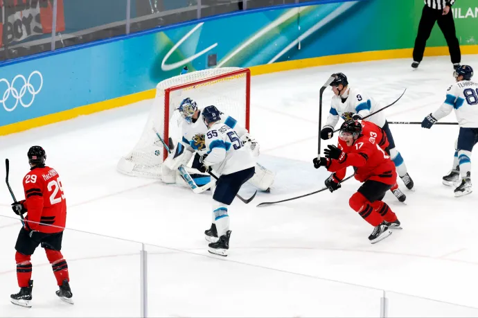 Kanada 0–2-ről fordított a finnek ellen, hokidöntőt játszhat az olimpián
