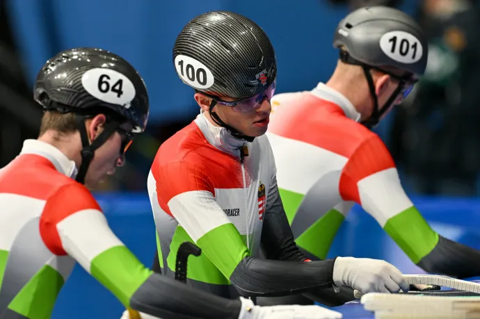 Nyolcadik a magyar férfi gyorskorcsolya-váltó az olimpián