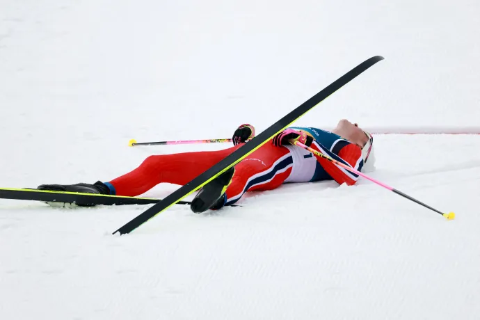 Klaebo mindent kiadott magából – Fotó: Stephanie Lecocq / Reuters