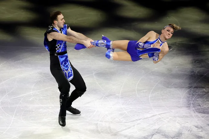 Anastasiia Metelkina és Luka Berulava Mortal Kombat-műsora – Fotó: Jamie Squire / Getty Images, Maja Hitij / Getty Images