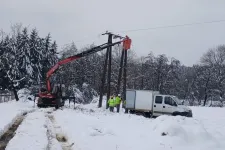 Megsemmisült a hálózat egy része az Őrségben, itt még mindig tartanak a helyreállítási munkálatok
