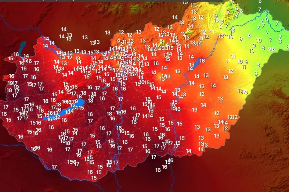 Februári tavasz: 19 fok fölötti hőmérsékletet is mértek hétfőn