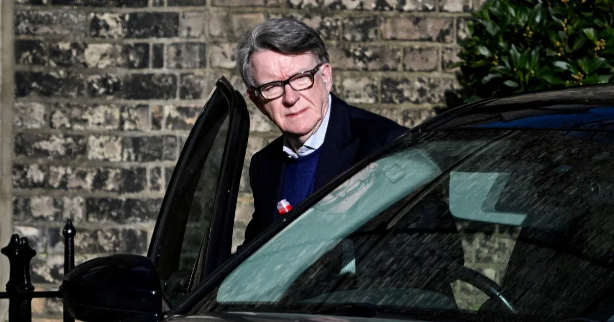 Epstein ügy: letartóztatták az Egyesült Királyság volt washingtoni nagykövetét