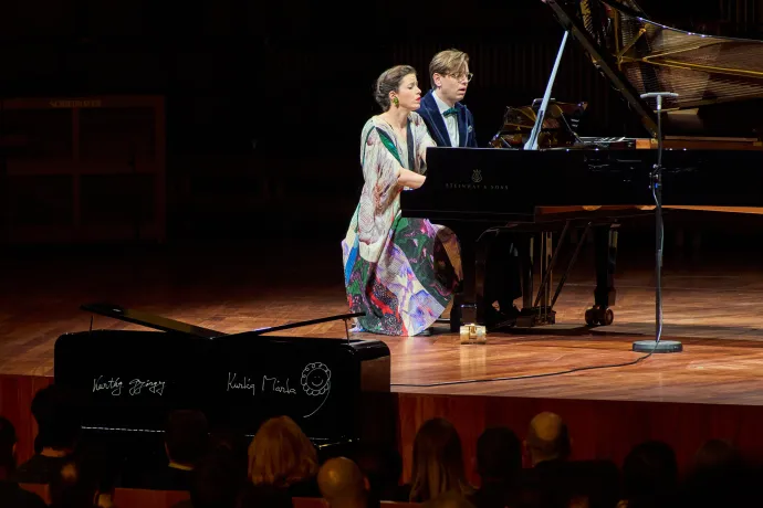 Víkingur Ólafsson és Halla Oddný Magnúsdóttir – Fotó: Hrotkó Bálint / BMC