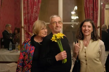 Behavazott lábnyomok és 90 év – Bodor Ádámot ünnepelték a Petőfi Irodalmi Múzeumban