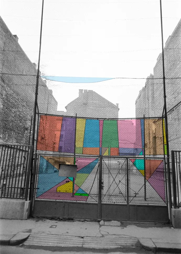 Színes város kifestő #07, 1974 – Fotó: Tímár Péter