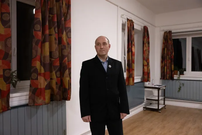 Szántó Vilmos, Pilisjászfalu polgármestere – Fotó: Hevesi-Szabó Lujza / Telex