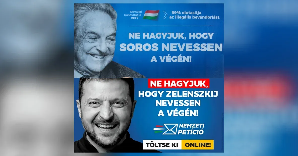 „Ne engedjük, hogy Zelenszkij győzzön” – kormányzati petíció.
