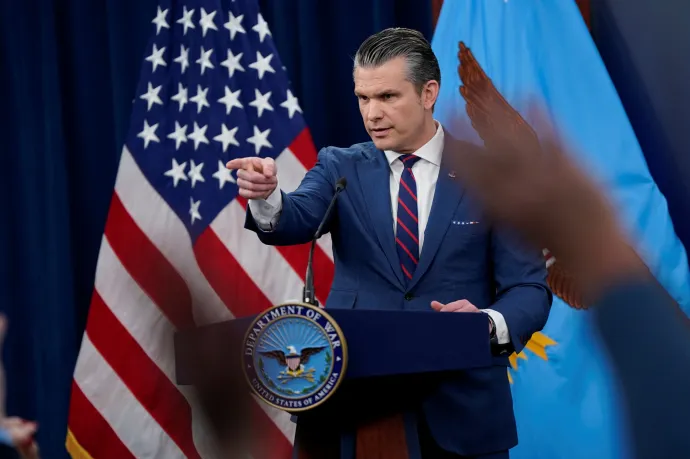 Amerikai hadügyminiszter: Nem mi kezdtük a háborút, de Trump elnök alatt befejezzük