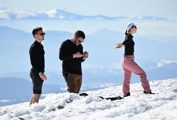 Túrázók a Babia Górán + lengyel tormaleves – Fotó: Tenczer Gábor / Telex