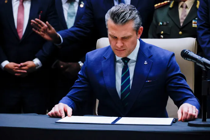 Pete Hegseth amerikai hadügyminiszter – Fotó: Maria Alejandra Cardona / Reuters