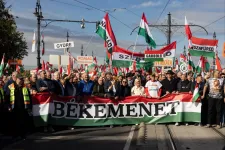 A tiszás Nemzeti Menetre vezet egy békemenetes domén, kiakadt a CÖF