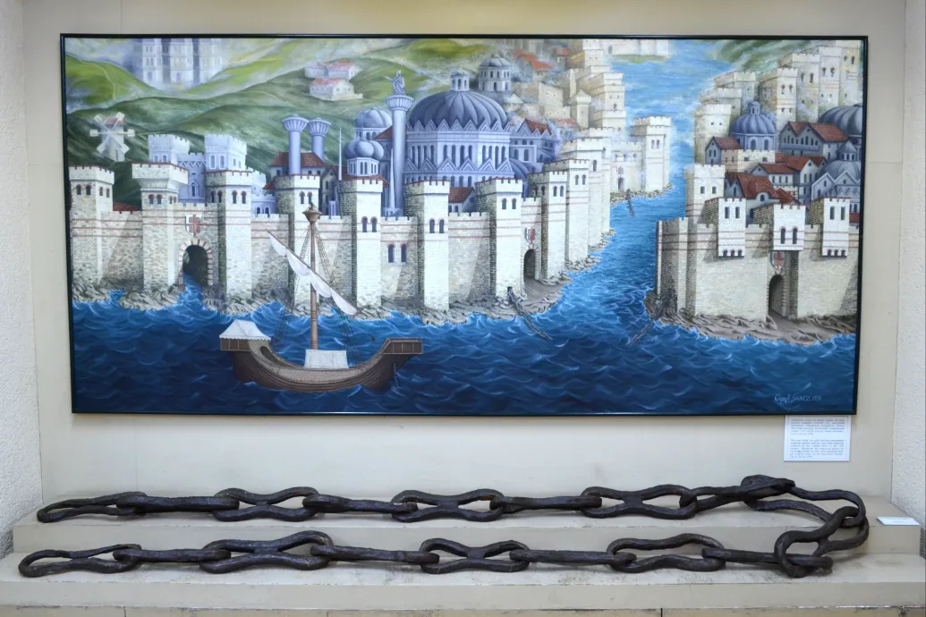 Konstantinápoly kikötőjét évszázadokig egy hatalmas lánc védte, ami még a Trónok harcában is feltűnt – Forrás: Telex.hu