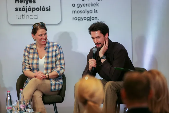Oroszlán Szonja és Tokár Tamás a rendezvényen – Fotó: Bor Zoltan / Haleon