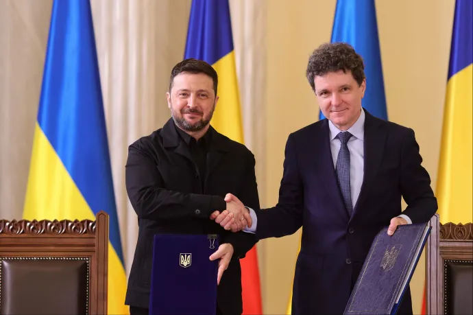 Elfogadhatatlan az Ukrajnának szánt 90 milliárd eurós hitel megvétózása a román államfő szerint