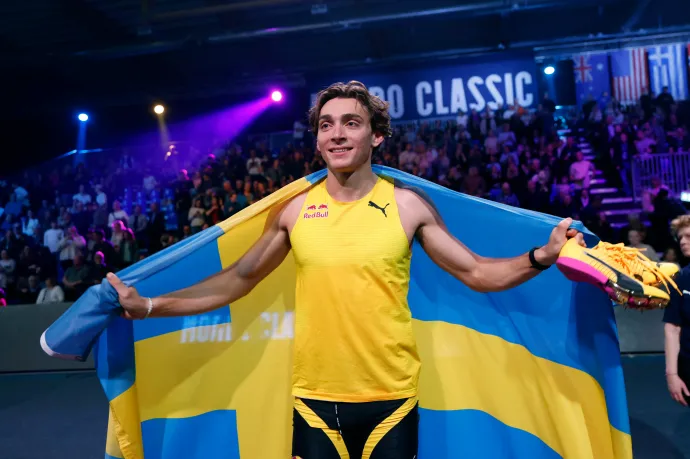 Duplantis tizenötödször is megdöntötte a rúdugrás világcsúcsát