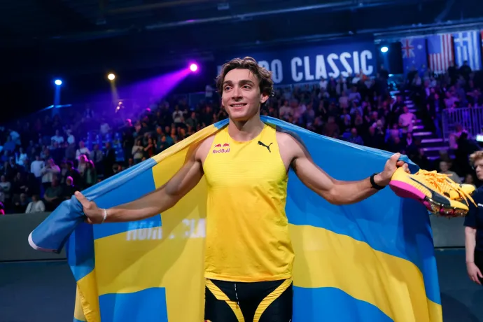 Duplantis tizenötödször is megdöntötte a rúdugrás világcsúcsát